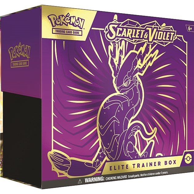 Pokemon Scarlet & Violet - Elite Trainer box (Miraidon Violet) - Pokemon kort
